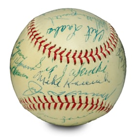 1945 St. Louis Browns Team-Signed Baseball
