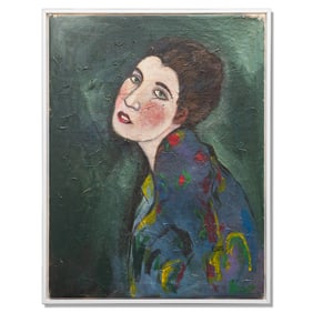 Gustav Klimt Oil Painting on Canvas (attrib.)