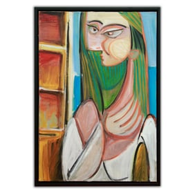 Pablo Picasso Framed Oil on Canvas (attrib)