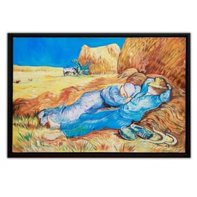 Vincent Van Gogh Framed Oil on Canvas (style of)