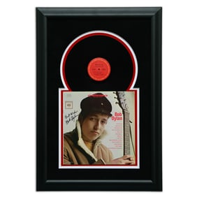 Bob Dylan Signed Debut Album, "Bob Dylan"