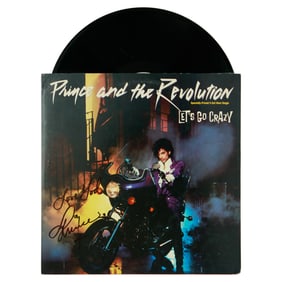 Prince Signed and Inscribed "Love God" Special Dance Mix Album "Let's Go Crazy" & "Erotic City"