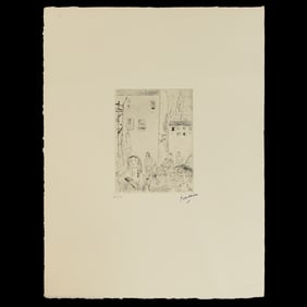 Jules Pascin #32 of 50 - "The Drama (Le Dreme)" - With COA
