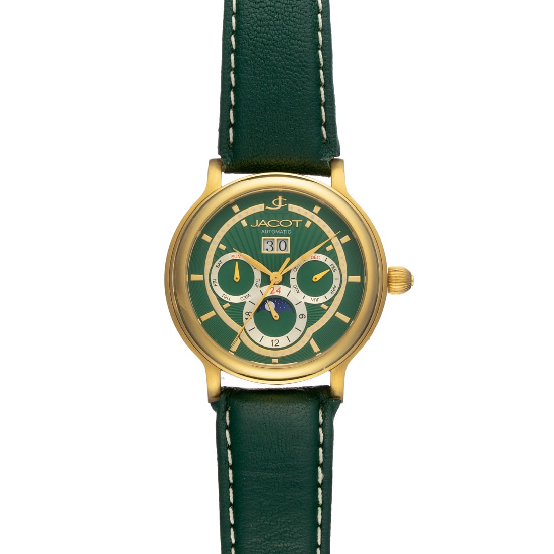 Jacot Men's Multi-Complication Automatic Watch – Refined Heritage with Modern Elegance
