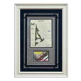 The Beatles Signed "Misery" Lyrics, Handwritten by John Lennon