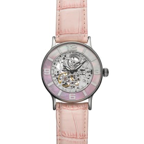 Jeanneret Women's Pink Automatic Watch – Graceful Design and Stunning Beauty