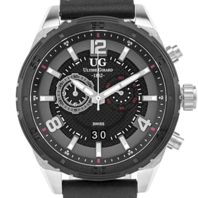 Ulysse Girard Bombardier Swiss Chronograph Watch – 48mm Case