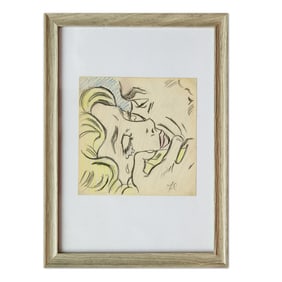 Roy Lichtenstein’s Iconic Mixed Media Drawing