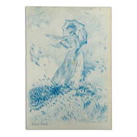 Windblown Elegance – Attributed to Claude Monet