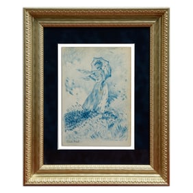 Windblown Elegance – Attributed to Claude Monet