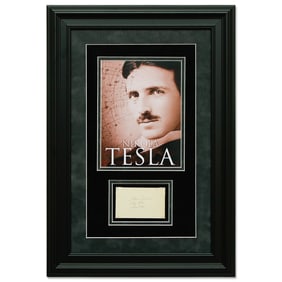 Nikola Tesla Signed & Dated Document Cut (August 1894)