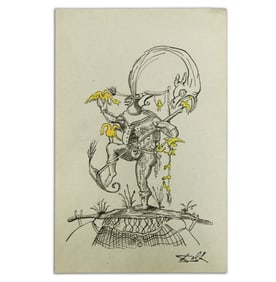 Salvador Dalí Mixed Media Artwork