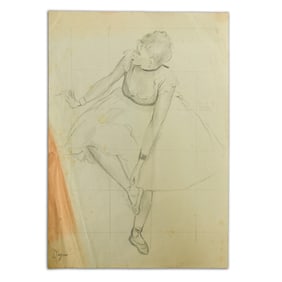 Edgar Degas Ballet Drawing