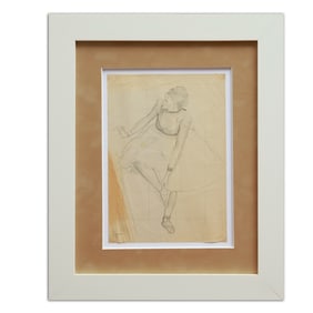 Edgar Degas Ballet Drawing