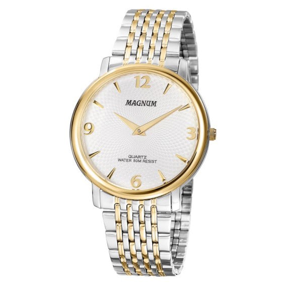 Magnum mens watch 39mm Case: Quartz movement, Water Resistant 50 Meters