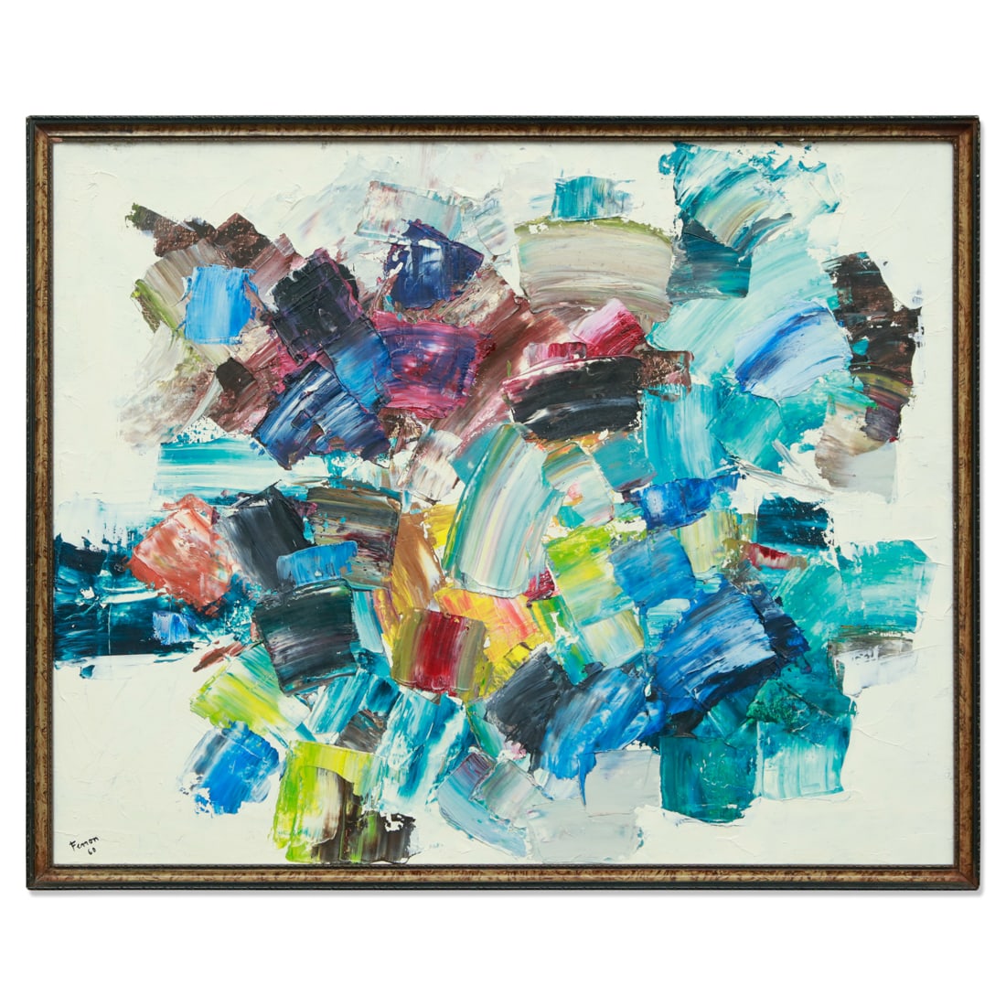 Marcelle Ferron's 1960 Abstract Expressionism Painting (1 of 9)