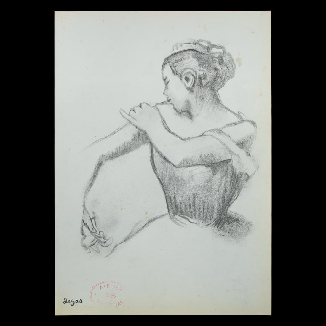 Edgar Degas Mixed Media Drawing (1 of 12)