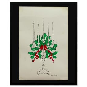 Andy Warhol's Enchanting Mixed Media Candelabra