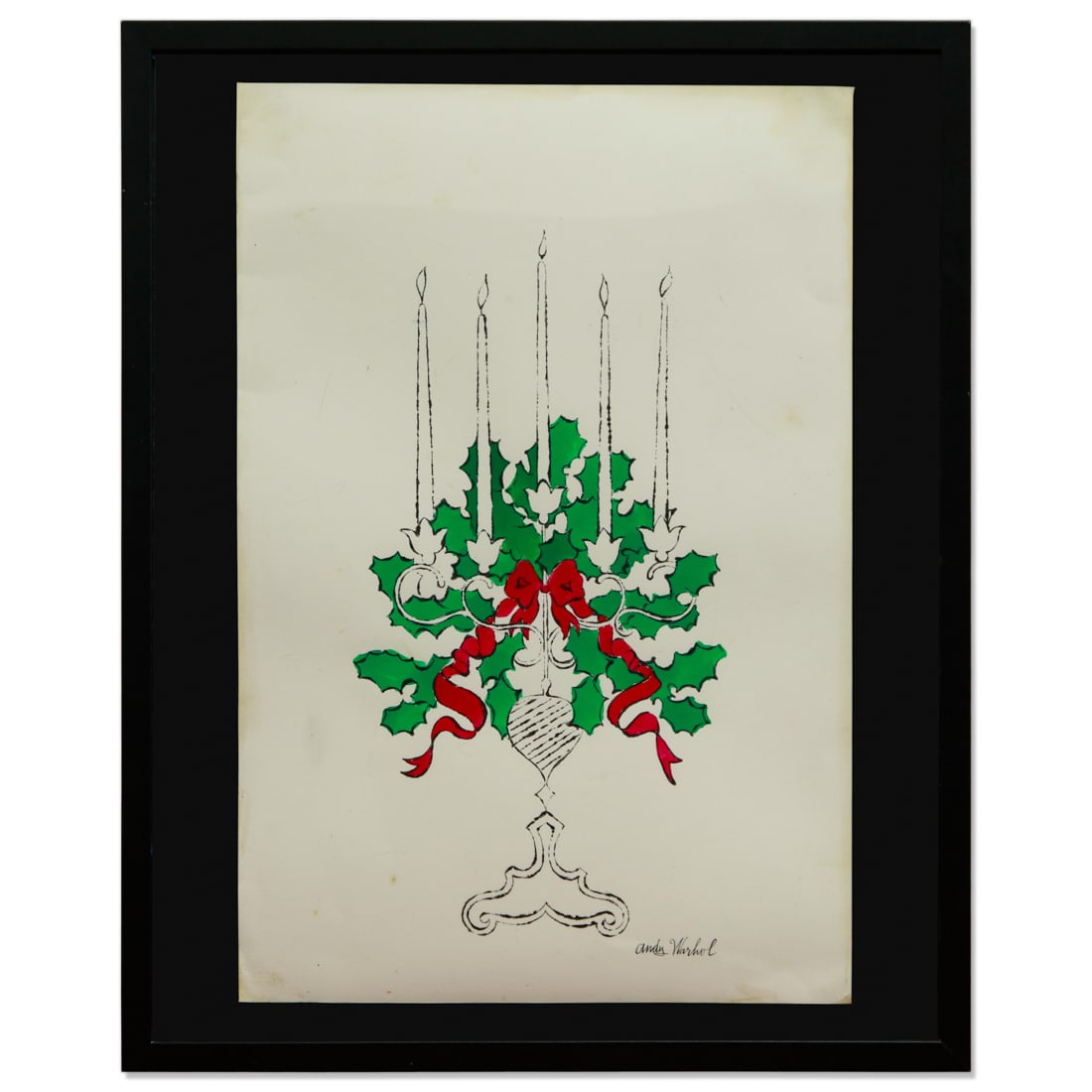 Andy Warhol's Enchanting Mixed Media Candelabra (1 of 6)