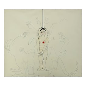 Jim Amaral's Distinctive Mixed Media "String Woman"