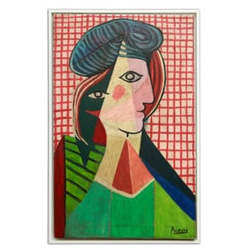 Pablo Picasso Portrait of a Woman - An Exquisitely Attributed Masterpiece