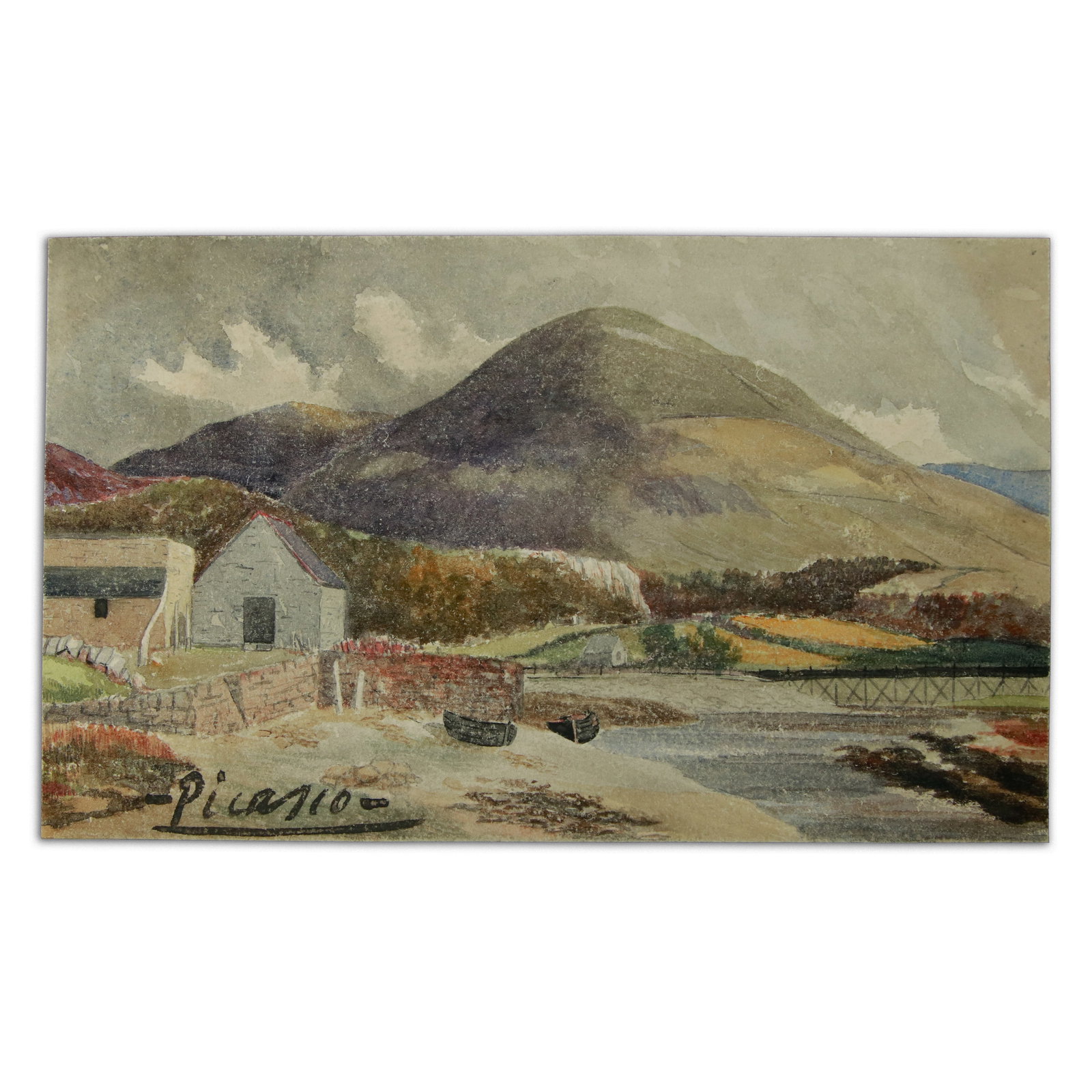 Pablo Picasso Watercolor and Mixed Media on Paper (1 of 11)