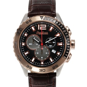 Omikron Bateleur Swiss Chronograph Men’s Watch – 44mm Case