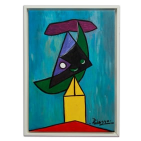 Abstract Composition in the Style of Pablo Picasso