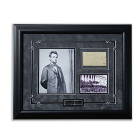 Abraham Lincoln Signed and Inscribed Document
