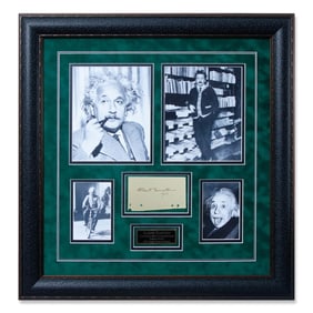 Forensically Authenticated Albert Einstein Signature Dated 1921