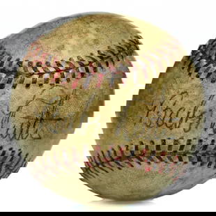 Babe Ruth Signed Reach Baseball: Title: Iconic Baseball Relic: Forensically Authenticated Babe Ruth Signed Reach Baseball Description: We are thrilled to present an extraordinary piece of baseball history: a forensically authenticate