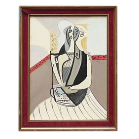 Timeless Reflection: A Portrait Attributed to Pablo Picasso