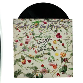 Prince Signed "When Doves Cry" Maxi Single