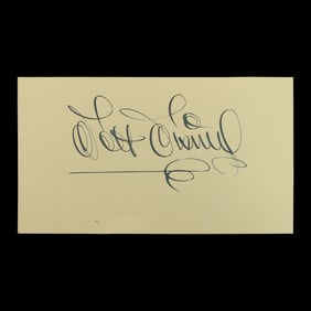 Forensically Authenticated Walt Disney Large Autograph