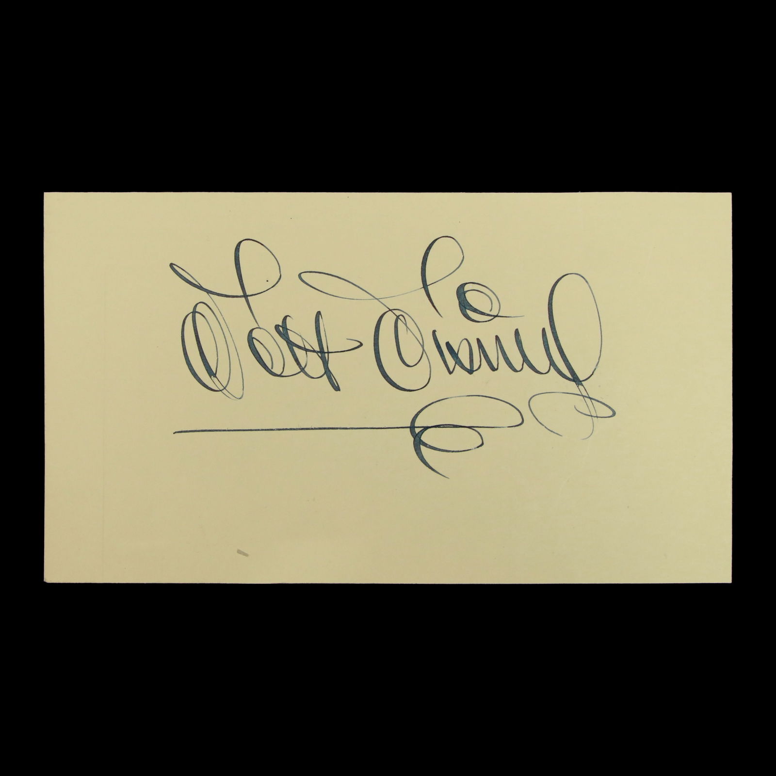 Forensically Authenticated Walt Disney Large Autograph (1 of 4)