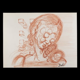 Veiled Vision – A Distinctive Ink Drawing Attributed to Salvador Dalí