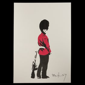 BANKSY: "Queen's Guard Rebellion"