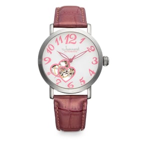 Jeanneret Double Heart Ladies Automatic Watch – Graceful Charm and Elegance