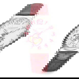 Jeanneret Double Heart Ladies Automatic Watch – Graceful Charm and Elegance: The Jeanneret Double Heart Ladies Automatic Watch is a beautiful fusion of femininity and fine watchmaking. With its graceful design and intricate automatic movement, this timepiece brings