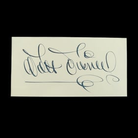 Forensically Authenticated Walt Disney Large Autograph