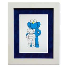 KAWS: Iconic Portrait of "Chum" and Blue BFF