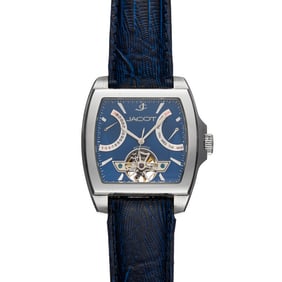 Jacot Automatic Multi-Function Watch – Retrograde Precision in a Stainless Steel Classic