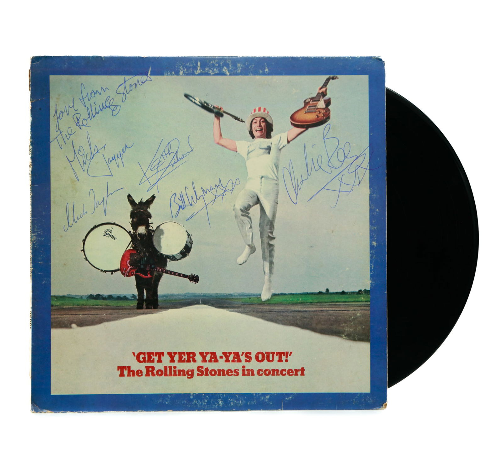 Rolling Stones Band Signed "Get Yer Ya-Ya's Out" Album (1 of 7)