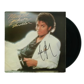 Michael Jackson Signed "Thriller" Album