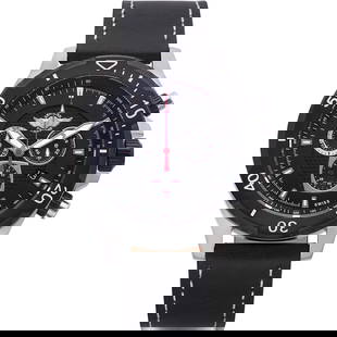 Zentler Freres Rodan Swiss Chronograph Watch: Swiss Chronograph: Exquisite 45mm round case housing Swiss Ronda 5030.D Movement. Anti-reflective Sapphire Crystal and luminescent hands ensure clarity. Surgical Grade 316L Stainless Steel. Adjustable