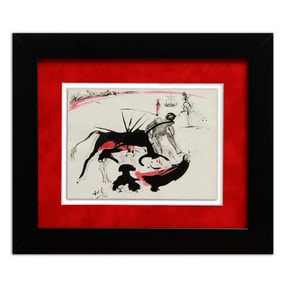 Salvador Dalí Bullfighting Scene