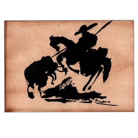 Pablo Picasso Mixed Media, "Matador de Toros"