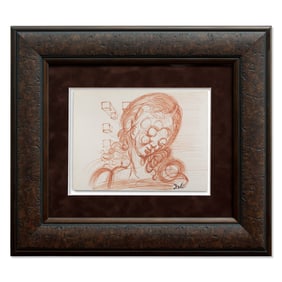 Veiled Vision – A Distinctive Ink Drawing Attributed to Salvador Dalí