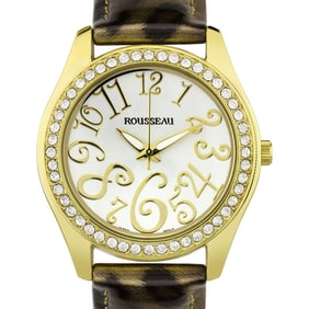 Rousseau Arabic Numerals 39mm Case Ladies Watch