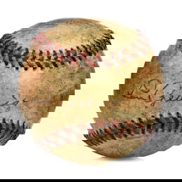 Forensically Authenticated Lou Gehrig Signed Reach Baseball
